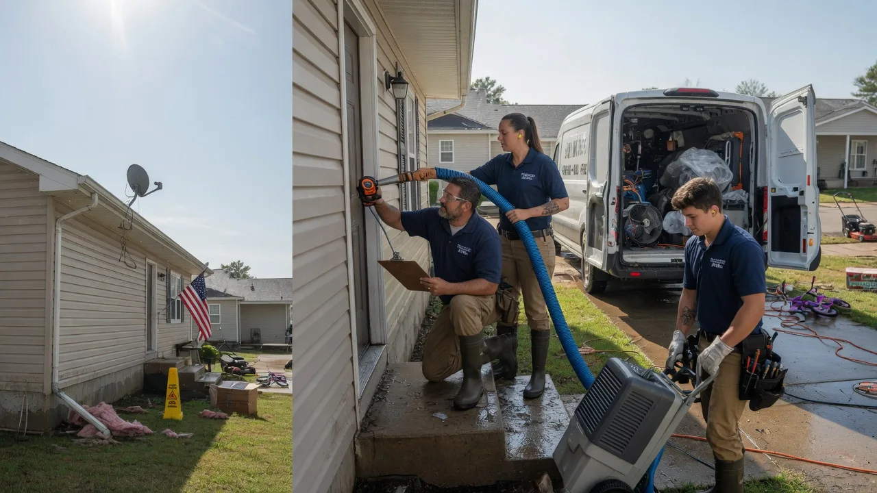 Ceiling Water Damage Restoration in Cimarron, KS near me